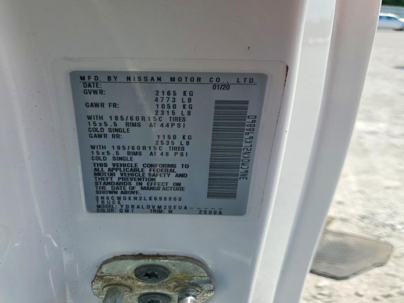 Aukcja sprzedaży 2020 Nissan Nv200, vin: 3N6CM0KN2LK698860, numer aukcji: 53816306