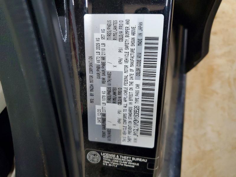 2021 Mazda 6 მანქანა იყიდება აუქციონზე, vin: JM1GL1VM3M1606528, აუქციონის ნომერი: 53724026