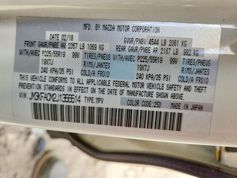 Продаж на аукціоні авто 2018 Mazda Cx-5, vin: JM3KFACM2J1356514, номер лоту: 55302166