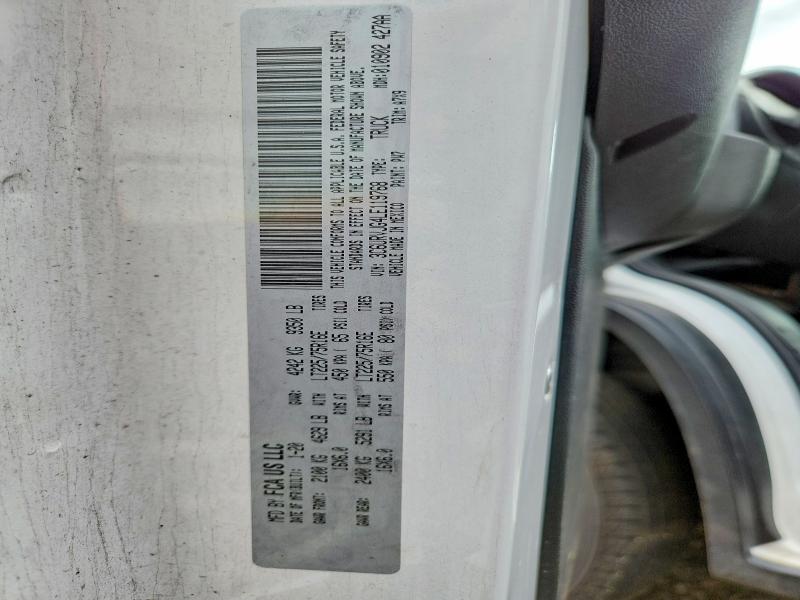Aukcja sprzedaży 2020 Ram Promaster 1500, vin: 3C6URVJG4LE119768, numer aukcji: 58147606