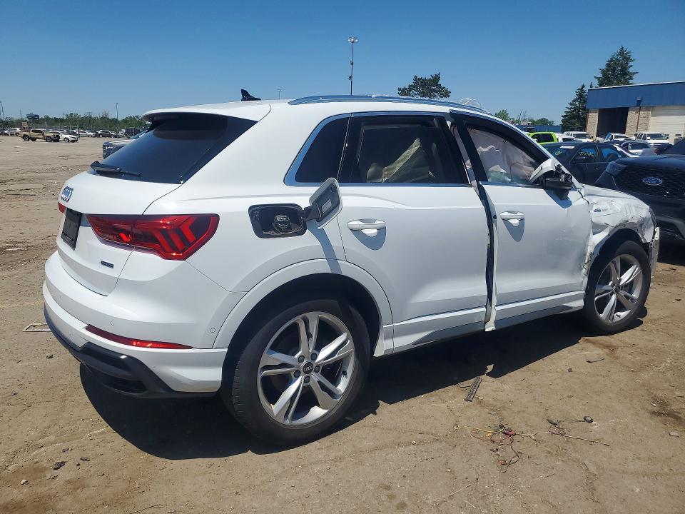 2021 Audi Q3 მანქანა იყიდება აუქციონზე, vin: WA1EECF39M1148555, აუქციონის ნომერი: 53849146