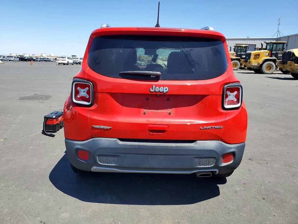Продаж на аукціоні авто 2018 Jeep Renegade, vin: ZACCJADB7JPJ16994, номер лоту: 53996146