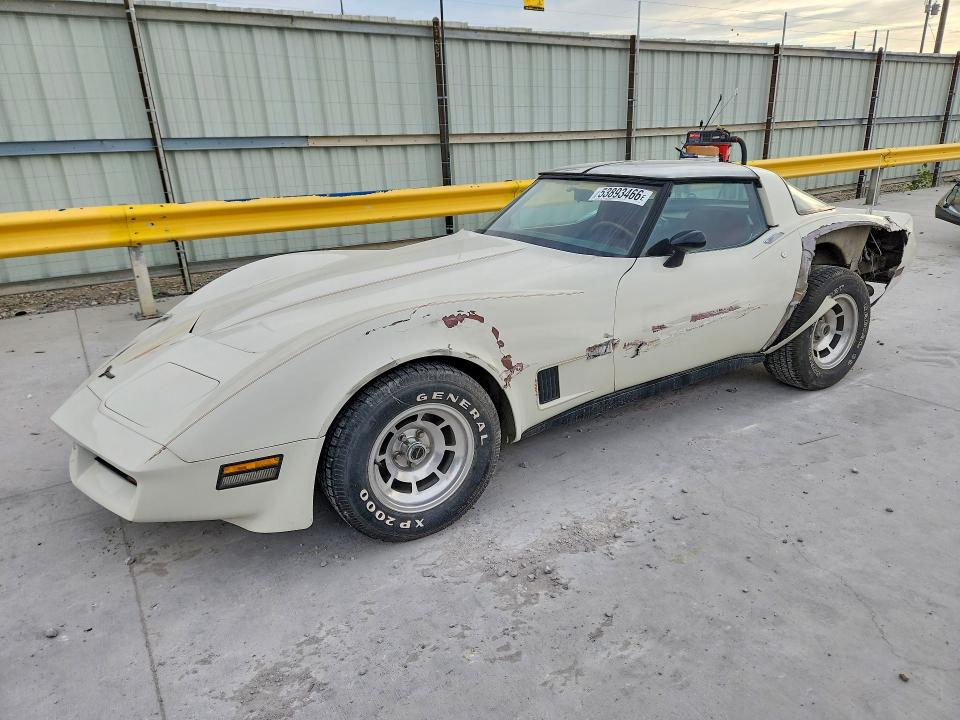 Aukcja sprzedaży 1981 Chevrolet Corvette, vin: 1G1AY8764BS402447, numer aukcji: 53893466
