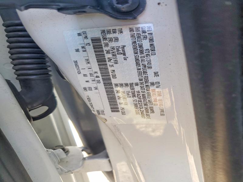 Продаж на аукціоні авто 2016 Ford Focus, vin: 1FADP3E2XGL294997, номер лоту: 51669886
