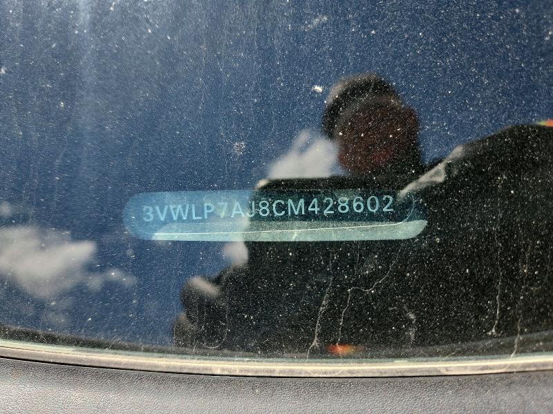54122906 :رقم المزاد ، 3VWLP7AJ8CM428602 vin ، 2012 Volkswagen Jetta مزاد بيع