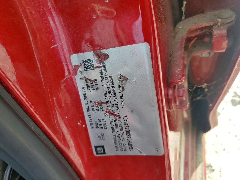 55213456 :رقم المزاد ، 1G4PP5SK8D4248402 vin ، 2013 Buick Verano مزاد بيع