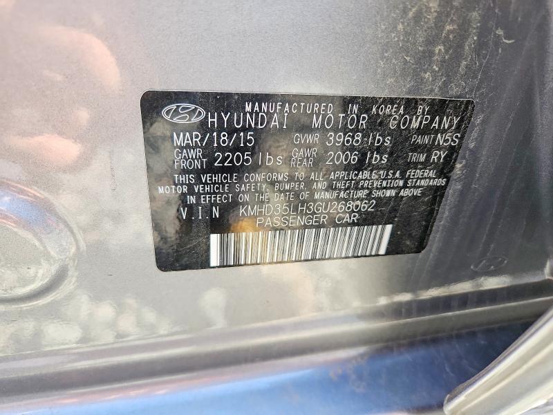 Продажа на аукционе авто 2016 Hyundai Elantra Gt, vin: KMHD35LH3GU268062, номер лота: 54984636