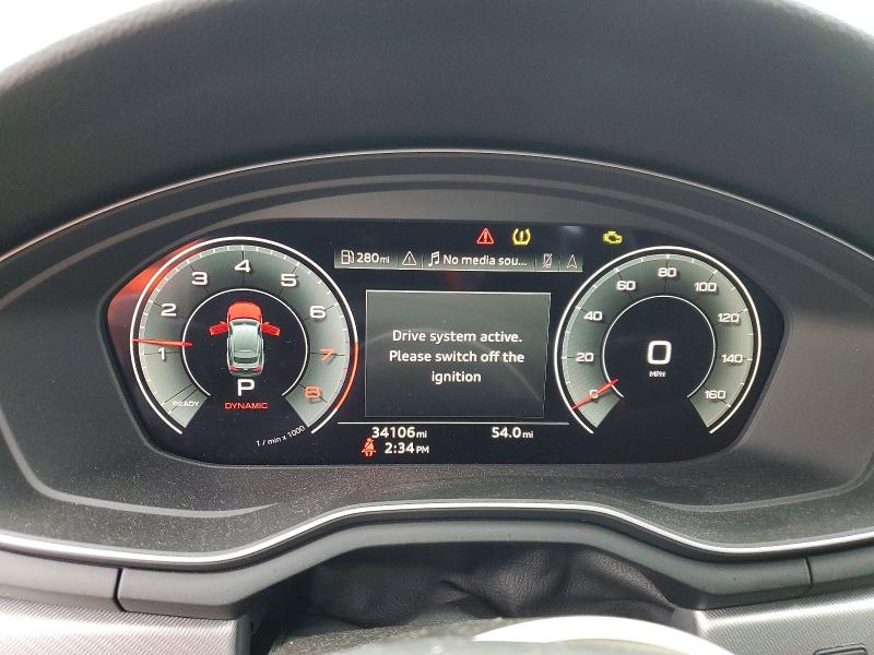 2023 Audi A5 მანქანა იყიდება აუქციონზე, vin: WAUEACF57PA052458, აუქციონის ნომერი: 51890646