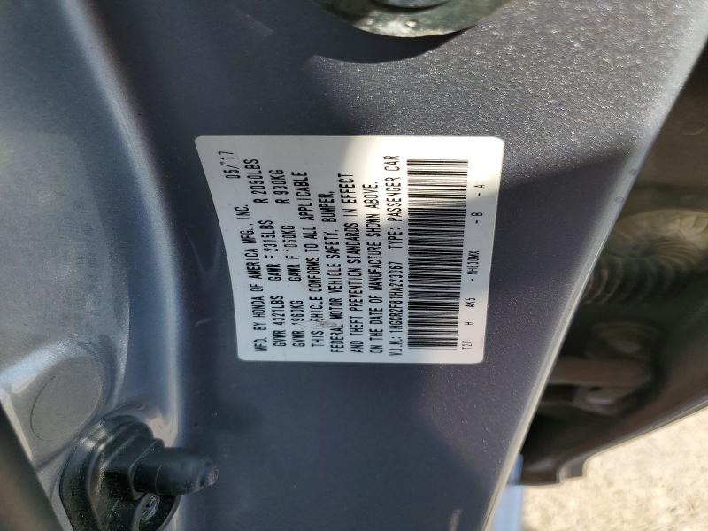 Продаж на аукціоні авто 2017 Honda Accord, vin: 1HGCR2F81HA223067, номер лоту: 54002716