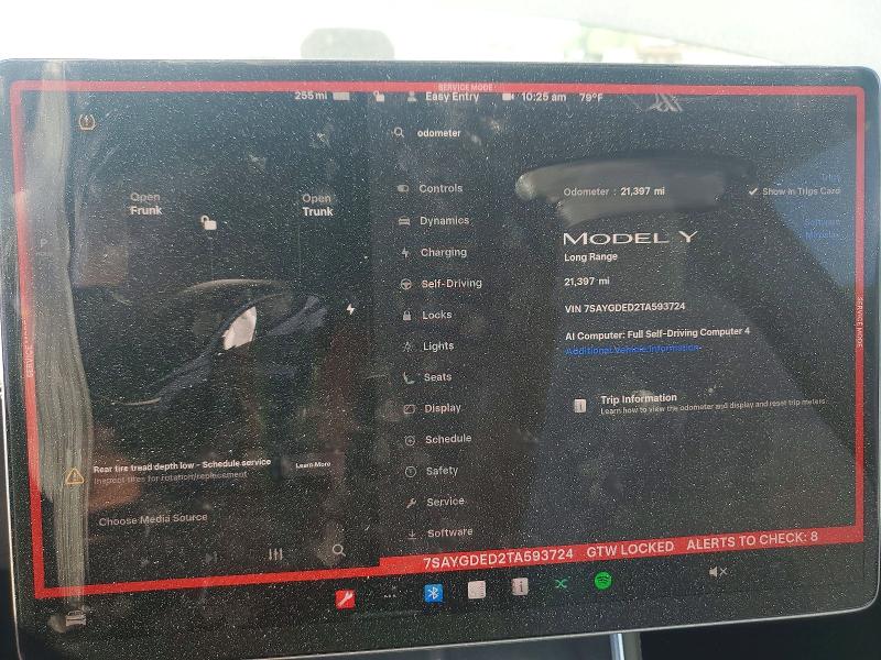 Aukcja sprzedaży 2026 Tesla Model Y, vin: 7SAYGDED2TA593724, numer aukcji: 54035076