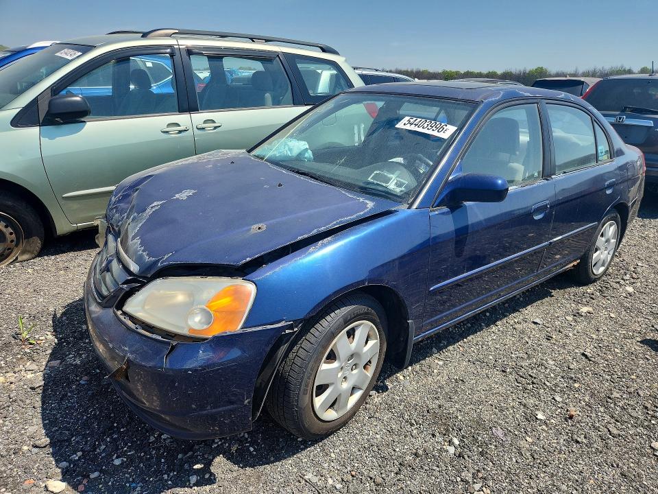 Aukcja sprzedaży 2002 Honda Civic, vin: 2HGES26882H586715, numer aukcji: 54403996