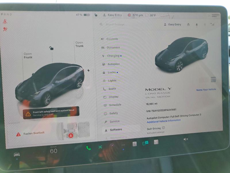 Продажа на аукционе авто 2023 Tesla Model Y, vin: 7SAYGDEE8PA041661, номер лота: 52613866