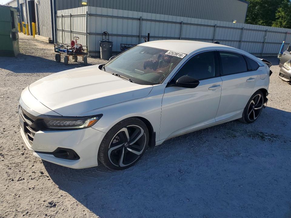 52528016 :رقم المزاد ، 1HGCV1F32NA049483 vin ، 2022 Honda Accord مزاد بيع