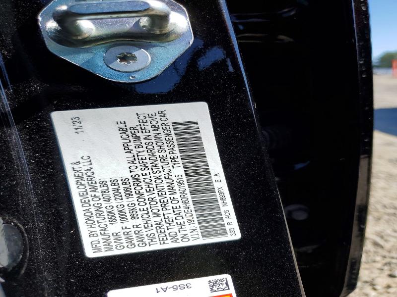 Auction sale of the 2024 Acura Integra, vin: 19UDE4H60RA019515, lot number: 53735136