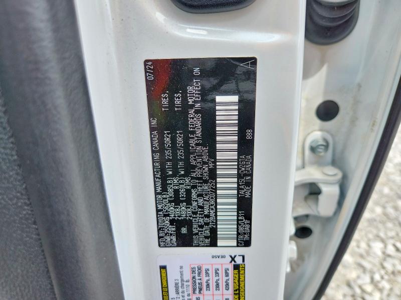Продажа на аукционе авто 2024 Lexus Rx 350, vin: 2T2BAMCA3RC077252, номер лота: 52460116