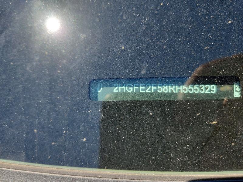 Продаж на аукціоні авто 2024 Honda Civic, vin: 2HGFE2F58RH555329, номер лоту: 52257146