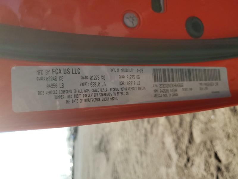 Aukcja sprzedaży 2019 Dodge Challenger, vin: 2C3CDZAG3KH649666, numer aukcji: 52103246