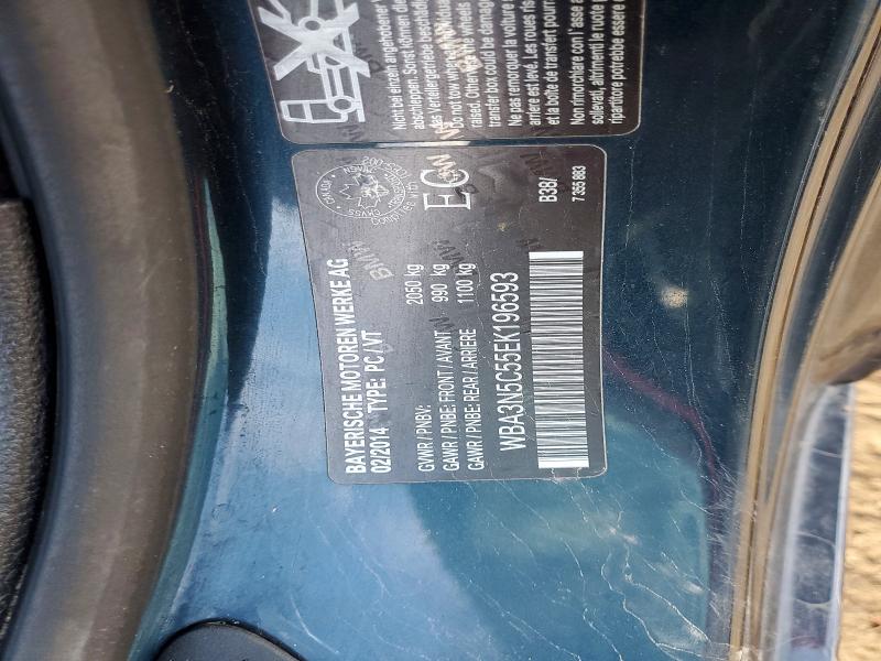 51692906 :رقم المزاد ، WBA3N5C55EK196593 vin ، 2014 Bmw 428 مزاد بيع