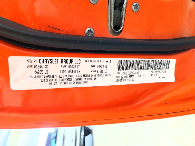 51368176 :رقم المزاد ، 1C3CDFEB7ED724397 vin ، 2014 Dodge Dart مزاد بيع