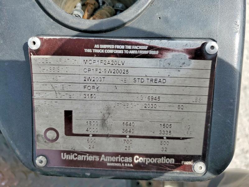 Продаж на аукціоні авто 2016 Unicariers Forklift, vin: CP1F29W20025, номер лоту: 54733026