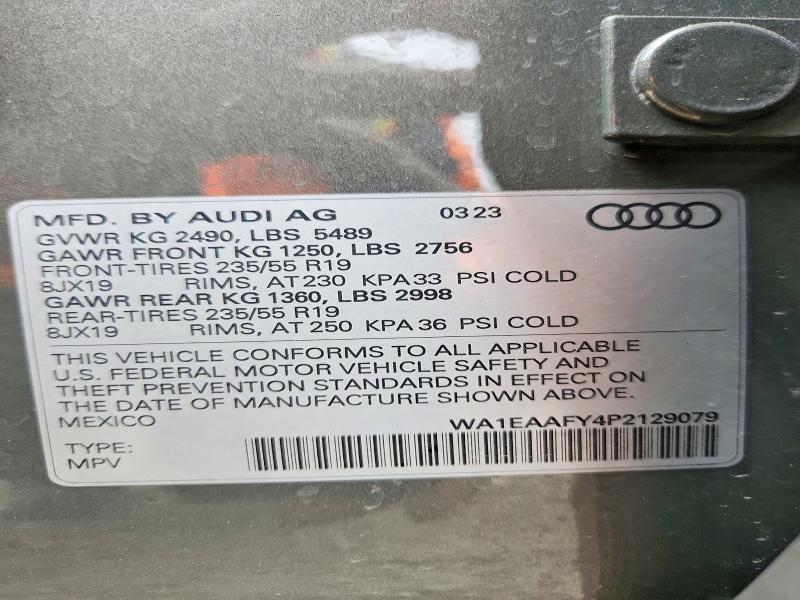 Продаж на аукціоні авто 2023 Audi Q5, vin: WA1EAAFY4P2129079, номер лоту: 52173976