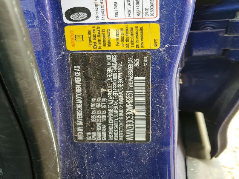 Продажа на аукционе авто 2016 Mini Cooper, vin: WMWZB3C53GWR48651, номер лота: 54707916