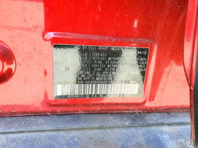 Aukcja sprzedaży 2013 Subaru Outback, vin: 4S4BRBAC6D3317882, numer aukcji: 55529216