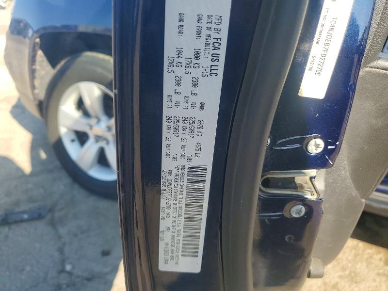 55306196 :رقم المزاد ، 1C4NJDEB7FD272700 vin ، 2015 Jeep Compass مزاد بيع