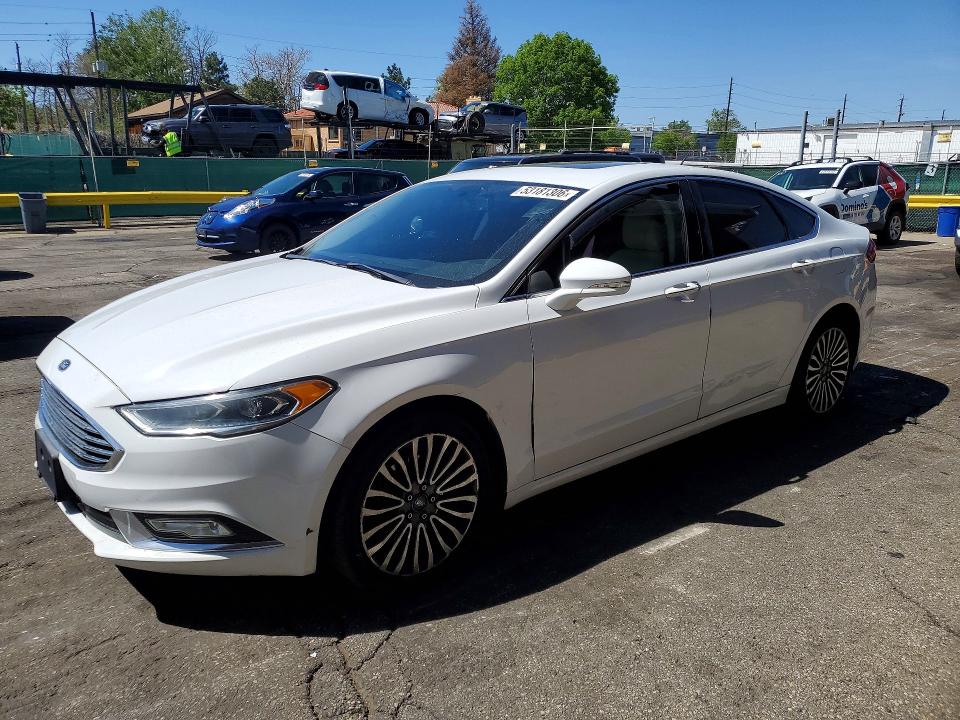 53181306 :رقم المزاد ، 3FA6P0K93HR123892 vin ، 2017 Ford Fusion مزاد بيع