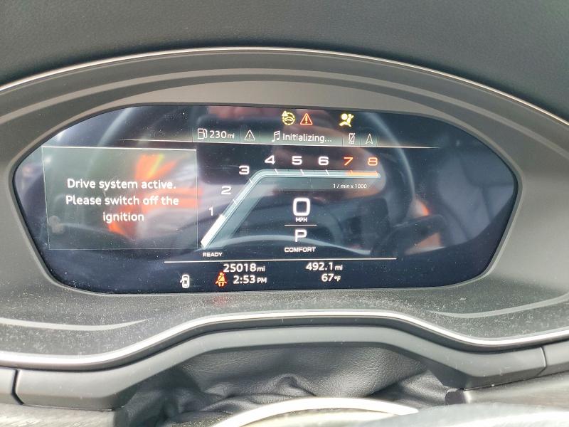 2023 Audi A5 მანქანა იყიდება აუქციონზე, vin: WAUFACF56PA009864, აუქციონის ნომერი: 52572976