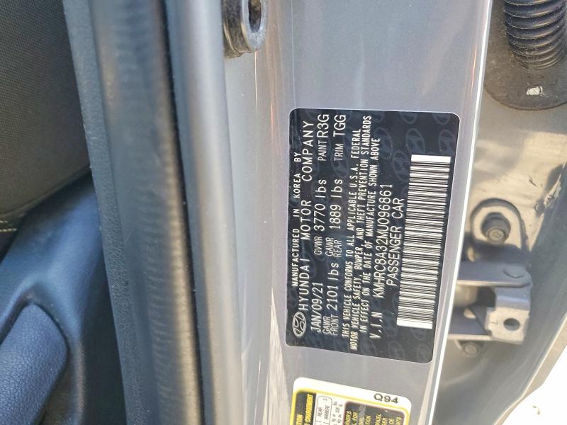 Продажа на аукционе авто 2021 Hyundai Venue, vin: KMHRC8A32MU096861, номер лота: 52986146