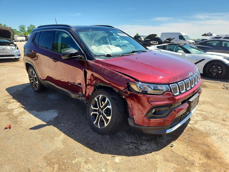 Продажа на аукционе авто 2022 Jeep Compass, vin: 3C4NJDCB9NT199972, номер лота: 55235216
