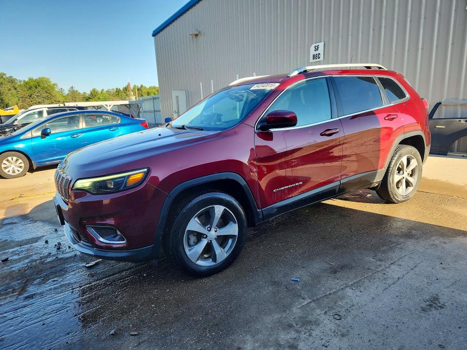 54340816 :رقم المزاد ، 1C4PJMDX2KD476580 vin ، 2019 Jeep Cherokee مزاد بيع