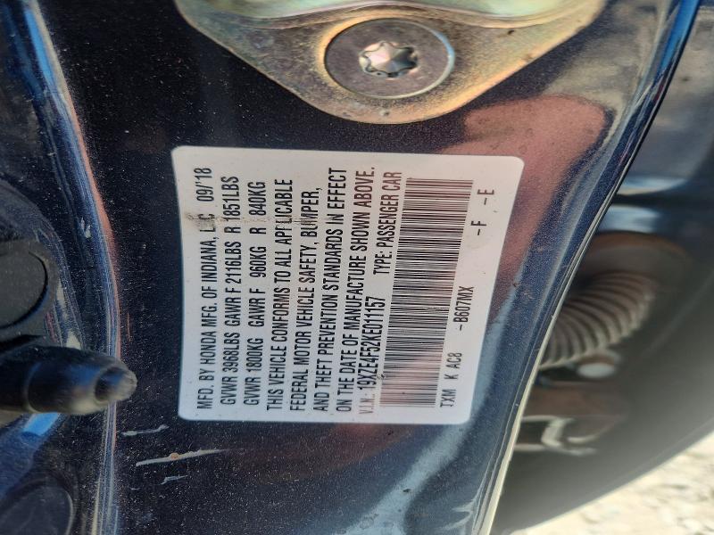 Продаж на аукціоні авто 2019 Honda Insight, vin: 19XZE4F52KE011157, номер лоту: 53600006