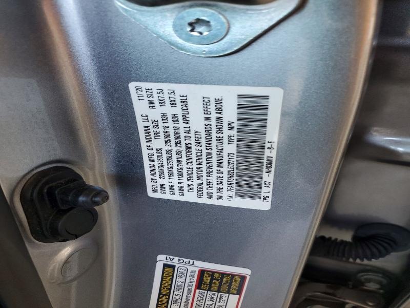 Aukcja sprzedaży 2020 Honda Cr-v, vin: 7FART6H82LE027173, numer aukcji: 54617946