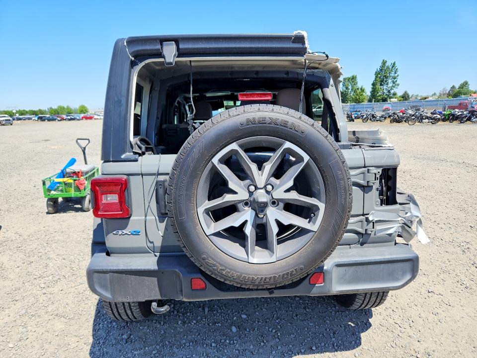 2021 Jeep Wrangler Unlimited მანქანა იყიდება აუქციონზე, vin: 1C4JJXP6XMW844991, აუქციონის ნომერი: 54850776