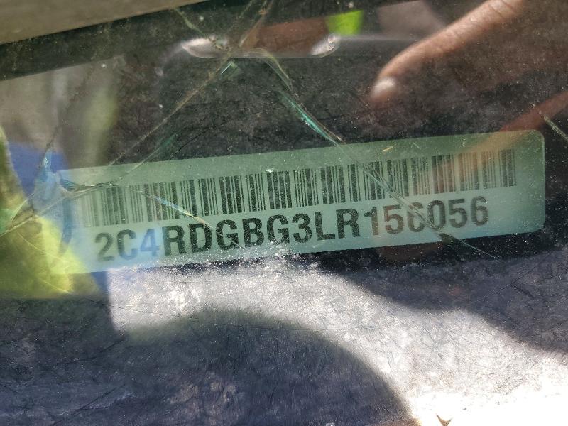Aukcja sprzedaży 2020 Dodge Grand Caravan, vin: 2C4RDGBG3LR156056, numer aukcji: 53806616