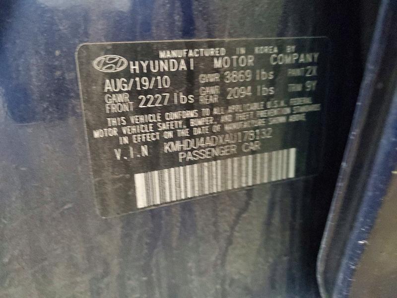 Продаж на аукціоні авто 2010 Hyundai Elantra, vin: KMHDU4ADXAU178132, номер лоту: 53413086