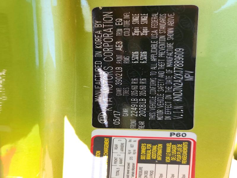Aukcja sprzedaży 2018 Kia Soul, vin: KNDJN2A2XJ7889609, numer aukcji: 54510856