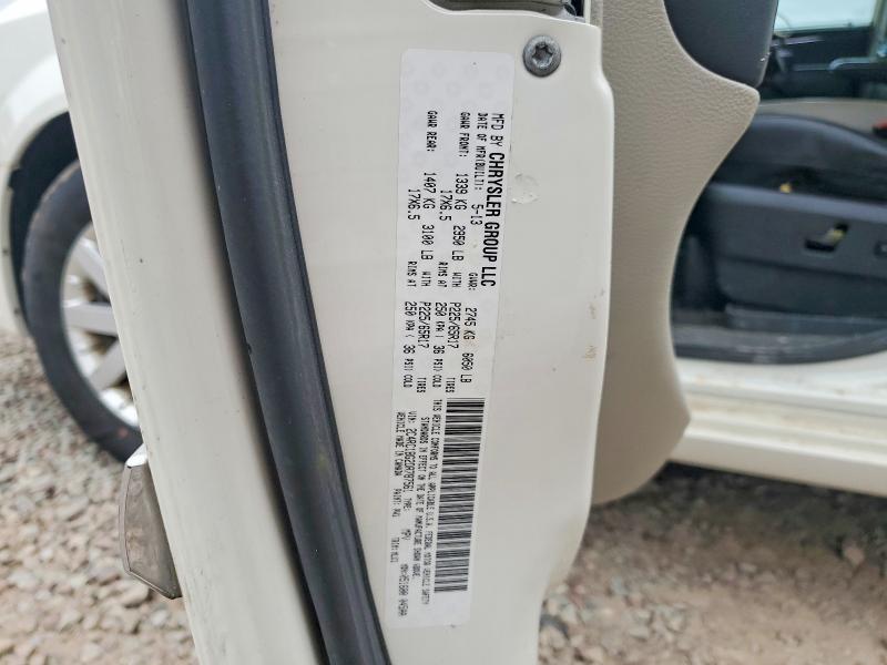 Продаж на аукціоні авто 2013 Chrysler Town & Country, vin: 2C4RC1BG2DR787561, номер лоту: 54191746