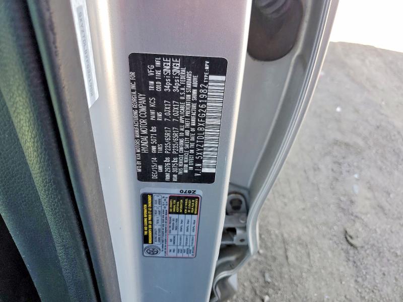Aukcja sprzedaży 2015 Hyundai Santa Fe Sport, vin: 5XYZTDLBXFG261982, numer aukcji: 52850746