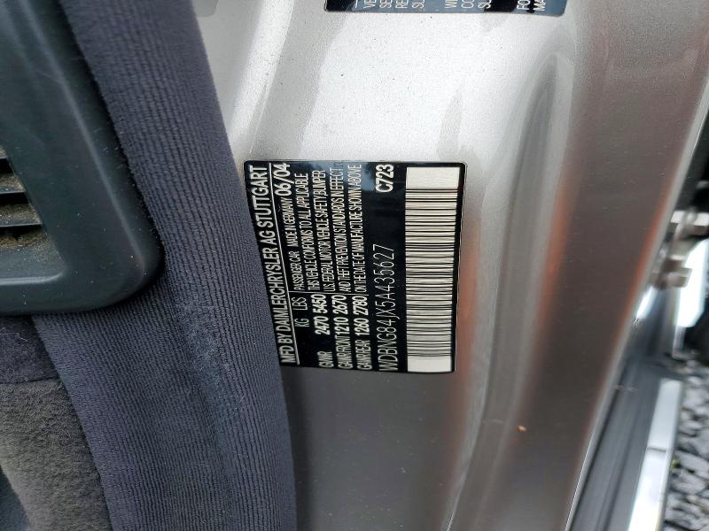 Aukcja sprzedaży 2005 Mercedes-benz S, vin: WDBNG84JX5A435627, numer aukcji: 51899366