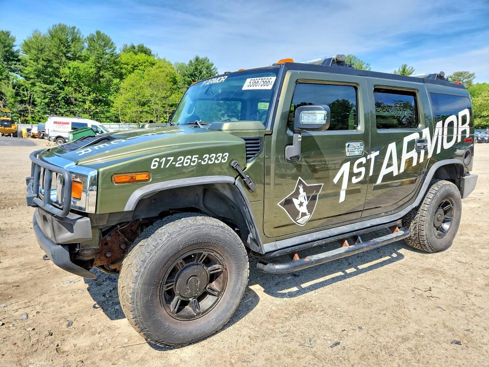 53667566 :رقم المزاد ، 5GRGN23U83H145186 vin ، 2003 Hummer H2 مزاد بيع