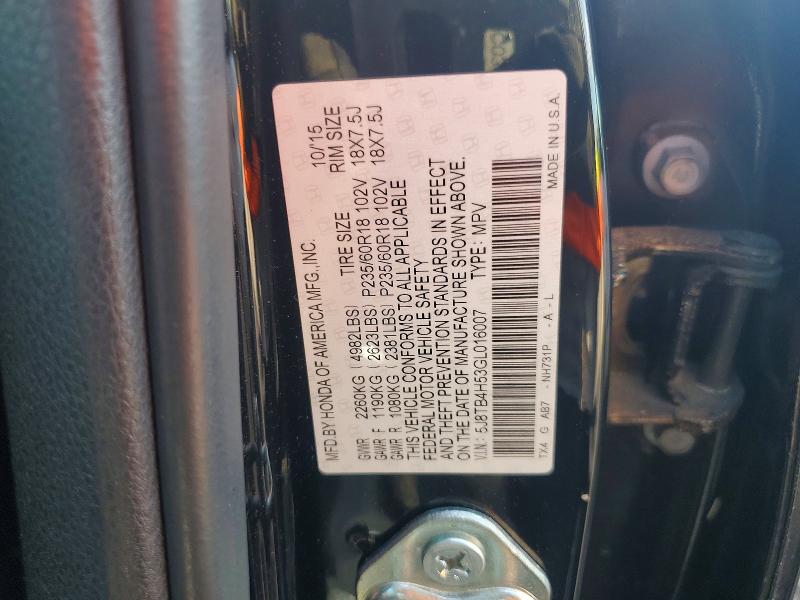 Aukcja sprzedaży 2016 Acura Rdx, vin: 5J8TB4H53GL016007, numer aukcji: 55205256