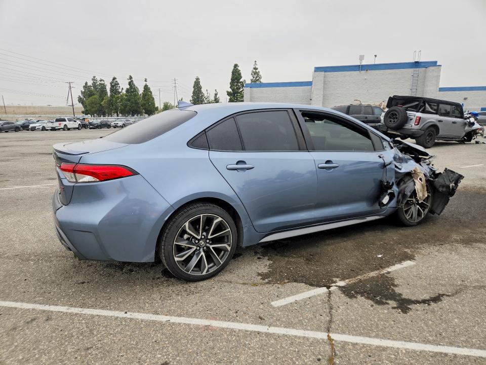 52031606 :رقم المزاد ، JTDS4MCE6MJ060683 vin ، 2021 Toyota Corolla مزاد بيع