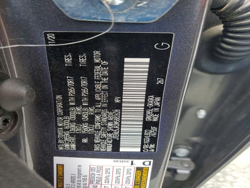 Aukcja sprzedaży 2021 Toyota 4runner, vin: JTENU5JR3M5882628, numer aukcji: 53038056