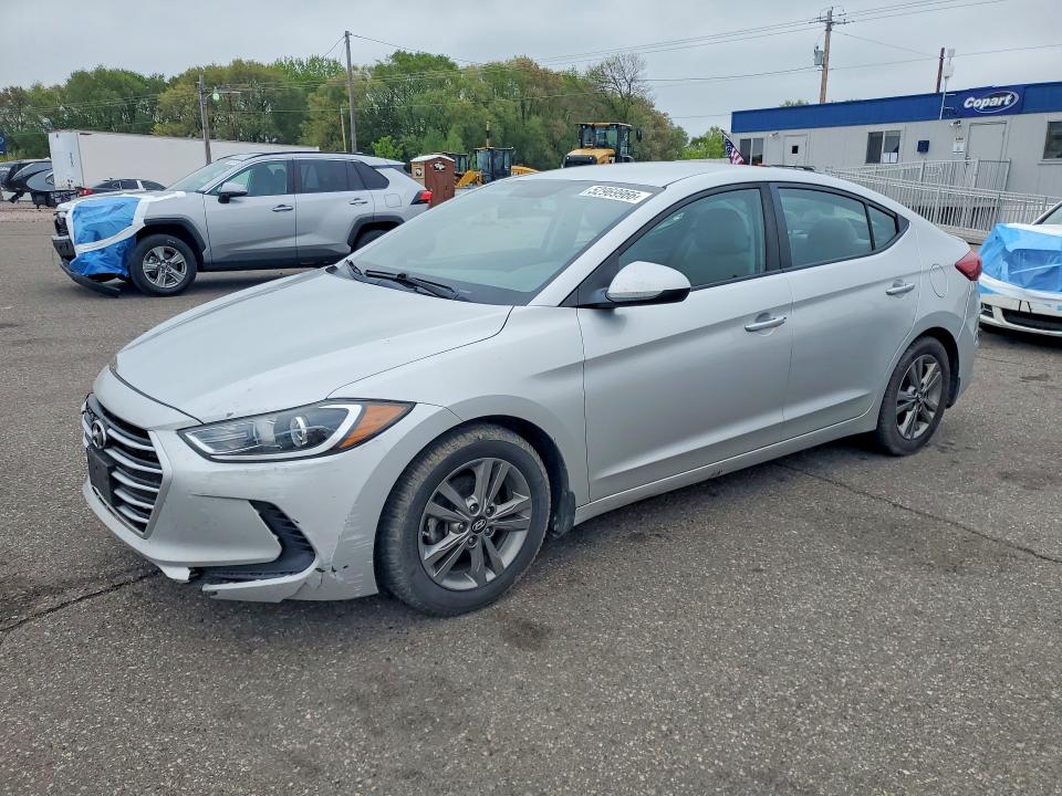 52969966 :رقم المزاد ، 5NPD84LF1HH156127 vin ، 2017 Hyundai Elantra مزاد بيع