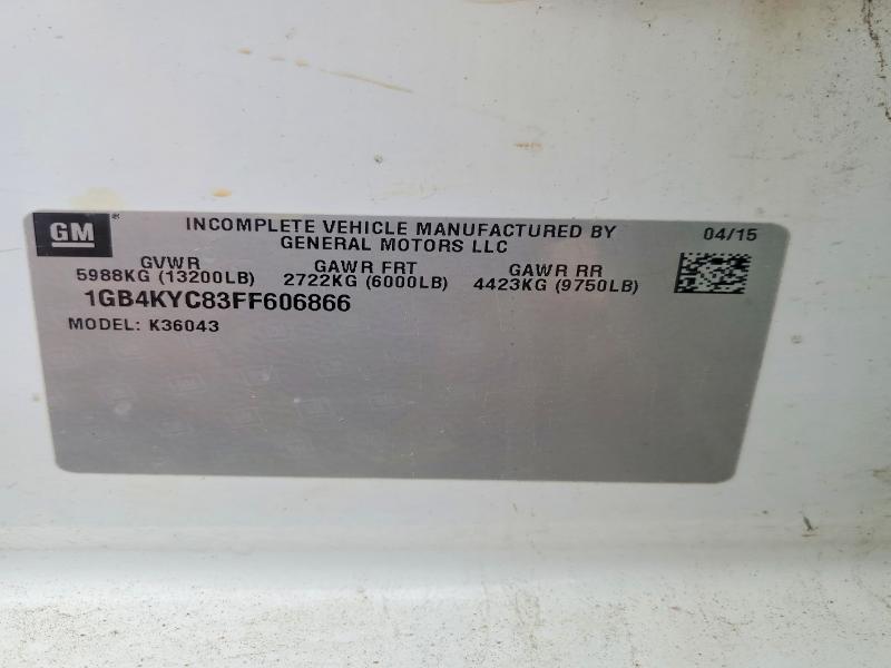 Продажа на аукционе авто 2015 Chevrolet Silverado, vin: 1GB4KYC83FF606866, номер лота: 52564636