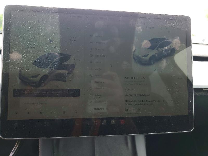 Aukcja sprzedaży 2022 Tesla Y, vin: 7SAYGDEE0NF455615, numer aukcji: 54083076