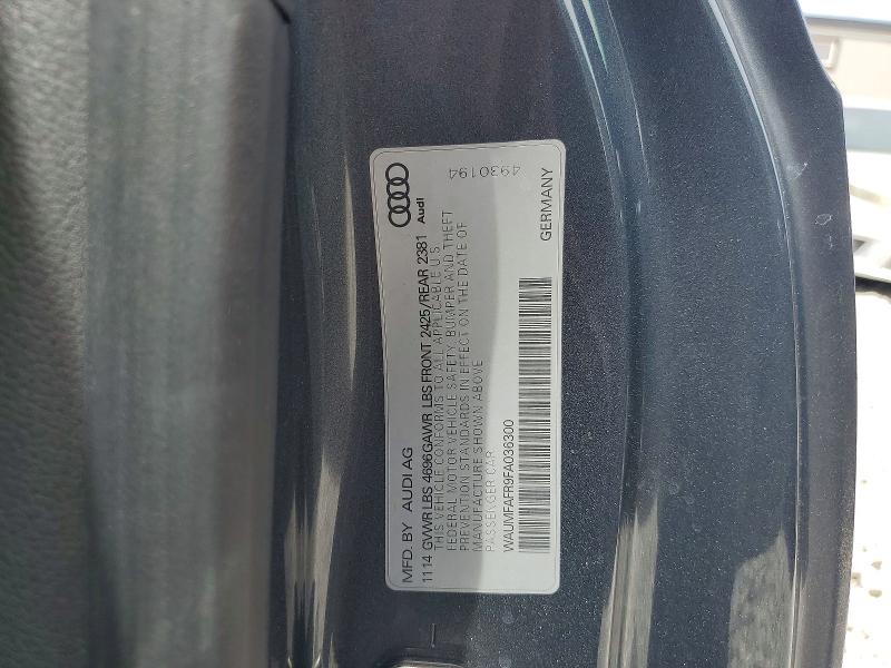 2015 Audi A5 მანქანა იყიდება აუქციონზე, vin: WAUMFAFR9FA036300, აუქციონის ნომერი: 52290796